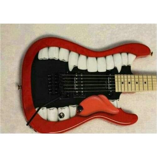 Lips guitar Diamond Painting full drill square round 5d mosaic Diamond Embroidery halloween decoration gift 2020 Diy puzzles