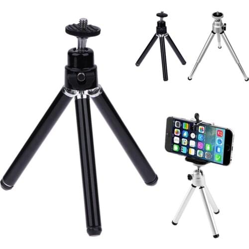 Adjustable Lightweight Portable Small Mobile Tripod for Digital SLR Camera Universal Portable 2 Sections Cameras Phone Photograp