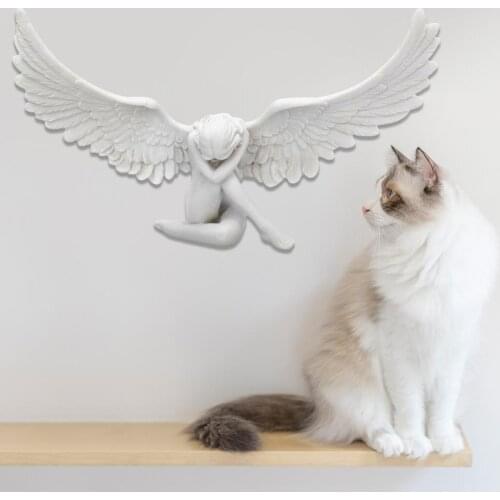 Sobbing Angel Garden Statue Anti-UV And Durable Resin Sculpture Home Outdoor Patio And Garden Decoration