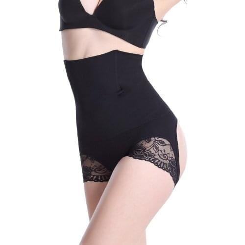 Push Up Ass Body Shaper Butt Lifter Shorts Panties High Waist Shapewear Pant Lace Underwear Seamless Plus Size Sexy Lingerie