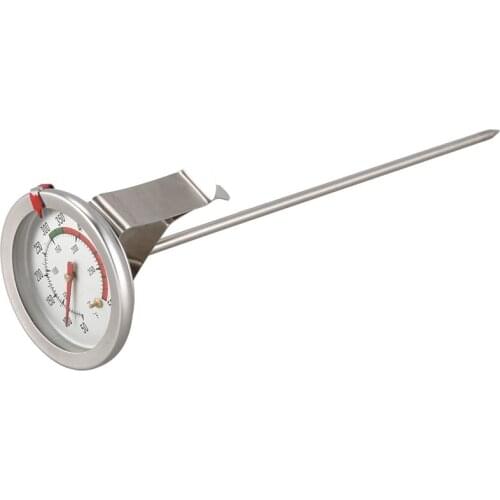 Handy 8 Inch Probe Deep Fry Meat Turkey Thermometer with 2 Inch Dial Stainless Steel for BBQ Grill Pot Pan Kettle 50℉-550℉(1 Pie