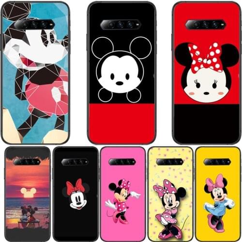 Smile Minnie Mouse Anime Phone Case For xiaomi redmi Black Shark 4 Pro 2 3 3s Cases Helo Black Cover Silicone Back Prett