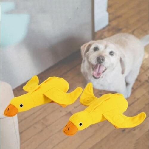 Interactive Cat Toy Treat duck Smarter Pet Toys Food Ball Food Dispenser For Cats Playing Training duck Pet Supplies Feed