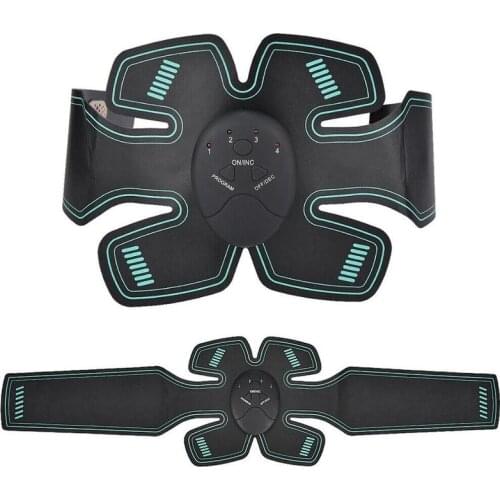 Smart Fitness Belt Muscle Training Charging Abdominal Healthy Paste Muscles Instrument Muscle Stickers Lazy Fitness Abdomin K5U9