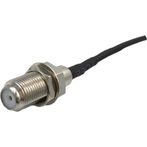 1Pcs F Type Female Nut Plug With RG174 Cable RF Coaxial Pigtail Connector