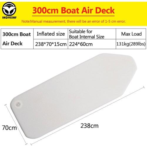 300cm PVC Wear-resistant Inflatable Deck Drop Stitch Foldable Inflatable Boat Bottom Air Deck