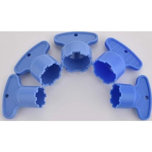 5pcs/set Plastic Faucet Aerator Replacement Tool Spanners For Aerator Wrench Sanitary Ware Faucet Inflator Filter Liner Tool