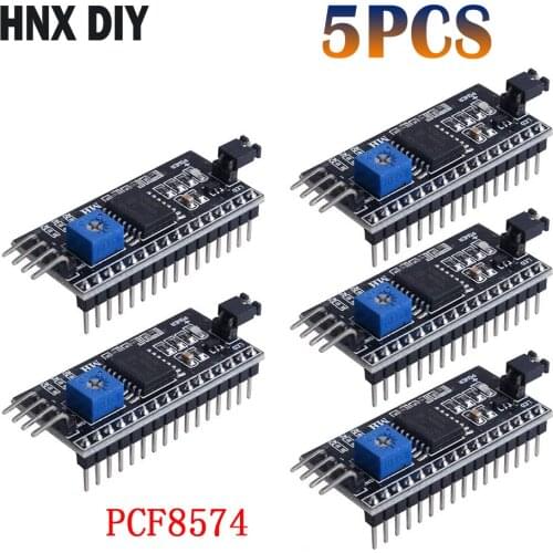5pcs PCF8574 IIC I2C TWI SPI Serial Interface Board Port 1602 2004 LCD LCD1602 Adapter Plate LCD Adapter Converter Module