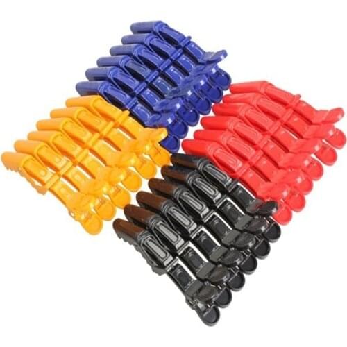 6Pcs Fashion Pretty Candy Colors Duck Mouth Clip Plastic Glossy Barrettes Headwear Tool