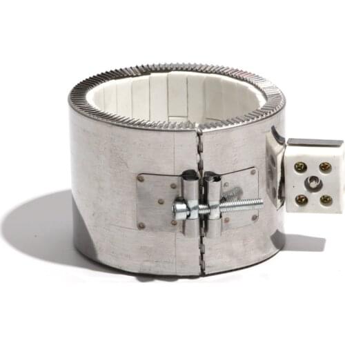 80*60mm 220V 750W Stainless Steel Electric Ceramic Band Heater Customized Welcomed