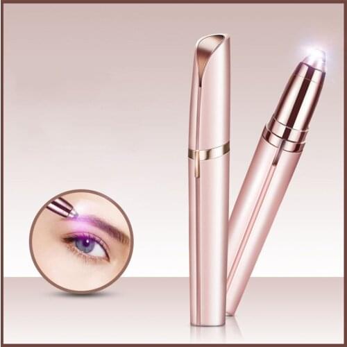 Painless Electric Brow Trimmer Eyebrow Razor Shaver Hair Remove Quick Easy to Use Shaping Hair Removal Epilator
