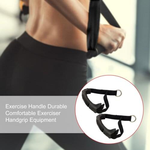 Unisex fitness handle A pair of durable and comfortable rope connecting rod rope fitness handle fitness device handle equipment