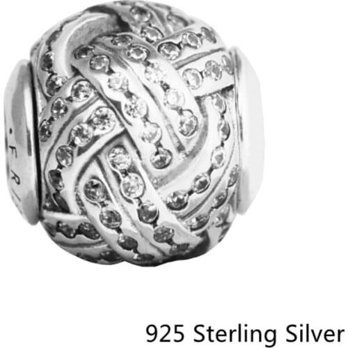 CKK Small Hole Essence Beads Friendship Charms 925 Sterling Silver Original Jewelry For Women Fits For Bracelets