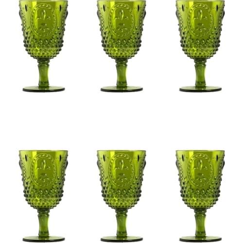 EWs Acrylic Green Flip Cup 3 Cup + 3 Cup Gift