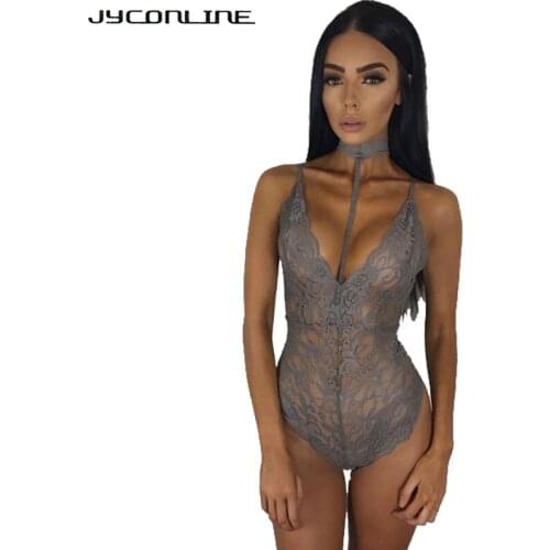 Jyconline Women's Lace Bodysuit