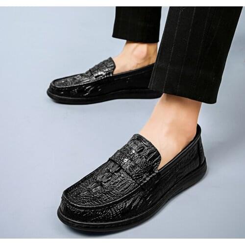 Men leather causal 2020 hot masculino Mens de new spring leisure mens sapato cuero sale zapatos shoe sapatos mens black para