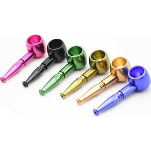 New Metal Pipes Creative Jamaica Tobacco Pipe Smoking Pipe Gift Smoke Detectors Grinder Smoke Narguile Hookah