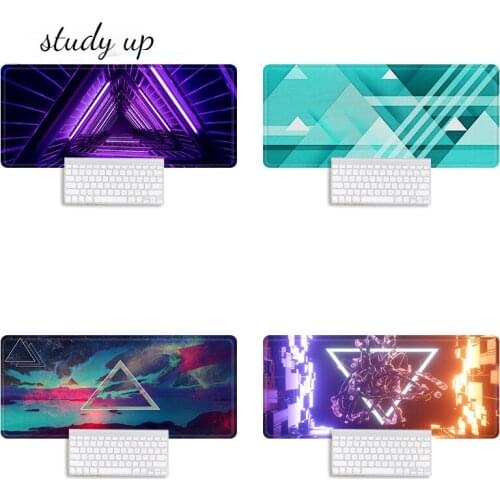 Personalized Fabric Mouse Pad Art Table Mats Office Carpet Desk Pad Mouse Mat Black Big Mousepad Rubber Mat for Computer Table
