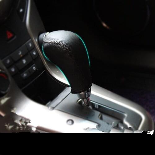 2PCS Automatic Manual Handbrake Grips +Shift Gear Collars Cover For Chevrolet Crzue 2009 10 11 12 13 14 2015 AAB199
