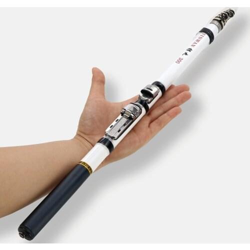 Telescopic Rock Fishing Rod Spinning fly Carp Feeder carbon fiber Pesca 3M 2.7M 2.4M 2.1M 1.8M 1.5M Mini travel Rod Reel seat