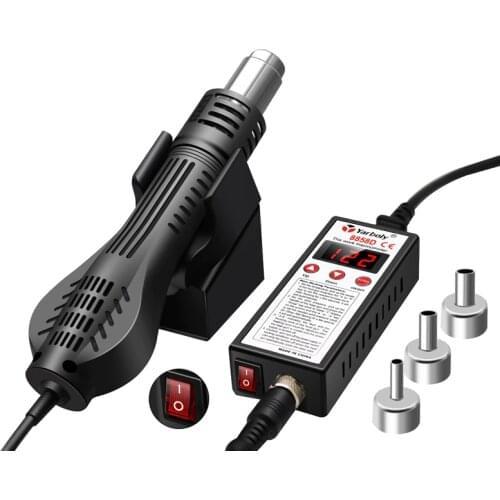 Heat Gun Digital Display Micro Rework Soldering Station Hot Air Gun For Welding Repair Tool Hair dryer 8858D VS 8858 8018LCD 858