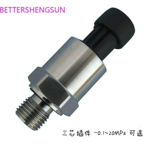 Three-Core Plug Car Pressure Transmitter of Air Compressor Sensor 5mpa-4-20ma 0-10v 0.5-4.5V