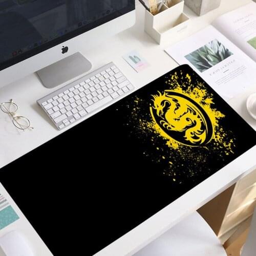 Extended Mouse Pad Anime Dragon Large Gaming Mouse Pad- Computer Keyboard Mouse Mat Mousepad Rubber Base lock edge mouse pad