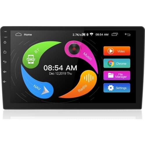 Universal 9 inch Android car gps navigation bluetooth mirror link wifi 1+16G car radio stereo with split scree