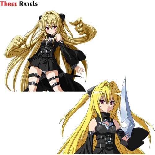 Three Ratels B6 Yami To Love Ru Vinyl Bumper Sticker Graphics Car Styling Window Wiper Tailgate Waterproof Assessoires Decals