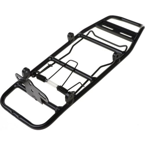 Disc Brake Aluminum Alloy Bicycle Rear Rack MTB Foldable Bikes Pannier Carrier Bag Luggage Shelf