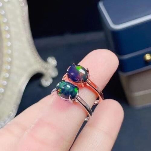 Female Party Jewelry New 100% Natural and Real Tanzanite Ring 925 sterling silver Ring