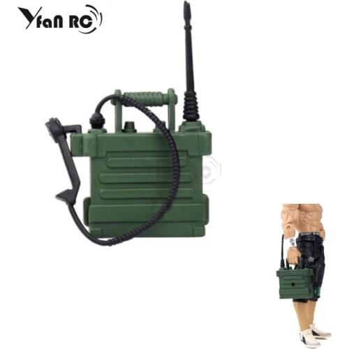 1pcs Free Shipping 1/10 Scale Radio Station Phone for 1:10 RC Crawler Axial SCX10 TRX4 TRX-4 90046 D90 D110 Attractive