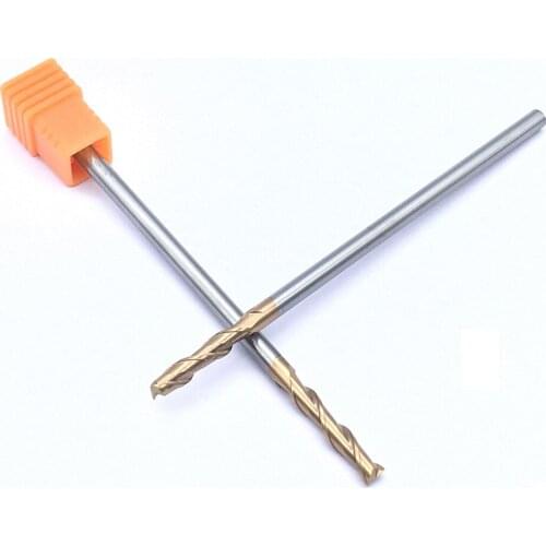 1PCS HRC60 2F 4.0XD4X100L Tungsten Steel Milling Cutter Endmill Alloy Maching Milling Machine Tools For Steel Woodworking CNC