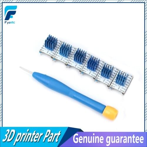 10pcs TMC2208 v1.2 Stepping Motor Mute Driver Stepstick Power Tube Built-in Driver Current 1.4A Peak Current 2A Replace TMC2100