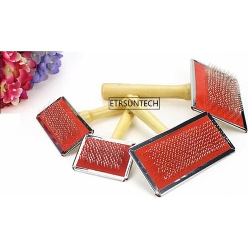100pcs Pet Hair Removal Brush Dog Accessories Cat Slicker Hair Combs Grooming Pet Brush Gilling Cleaning Tools