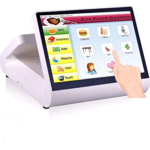 12 inch touch pos system all in one pc Cheap pos terminal cash register for coffee shop