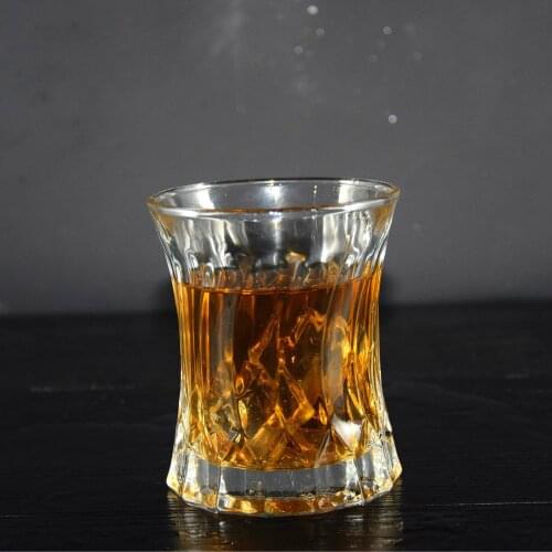 2 Pcs set high quality fashion home bar lead-free whiskey glass cups 0901-64
