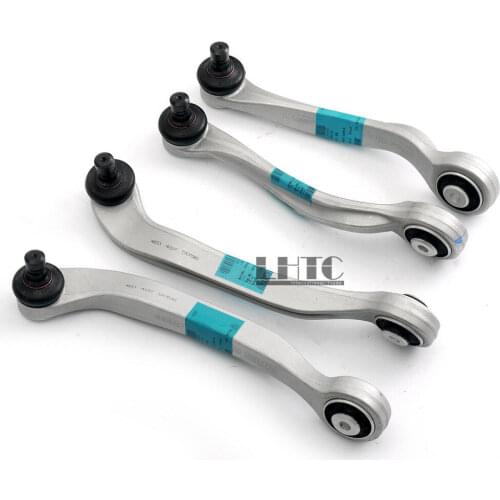 4x Front Upper Control Arm Assembly Left Right Set For Audi A6 S6 C6 A8 V W Phaeton 4E0407505E /4E0407509G