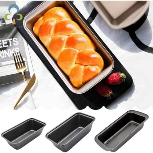 Bakeware Non-Stick Loaf Pan Carbon Steel Pan Toast Cheese Pastry Mould Roast Rectangular Cake Toast Bread Mold Baking Tools ZXH