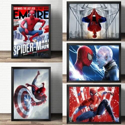Disney 5D DIY Diamond Painting Marvel Spiderman Cross Stitch Kits Mosaic Diamond Embroidery Home Decor