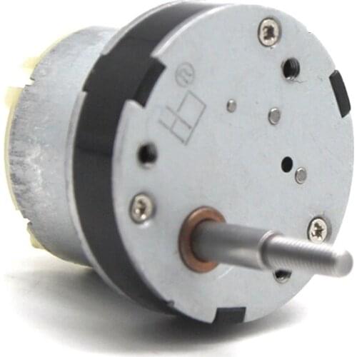 12V DC Motor For Toy Low Speed 10RPM 500 Geared Motor 5mm Threaded shaft for DIY Intelligent Robot