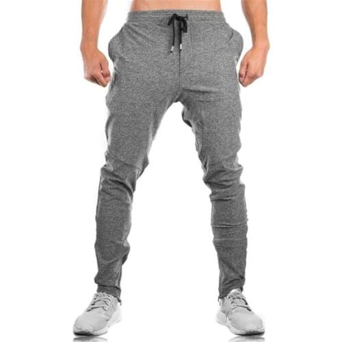 New 2020 Autumn Fitness Mens Gyms Pants Fashion Men Sweatpants Slim Fit Mens Joggers Bodybuilding Sweat Pants Size 3XL