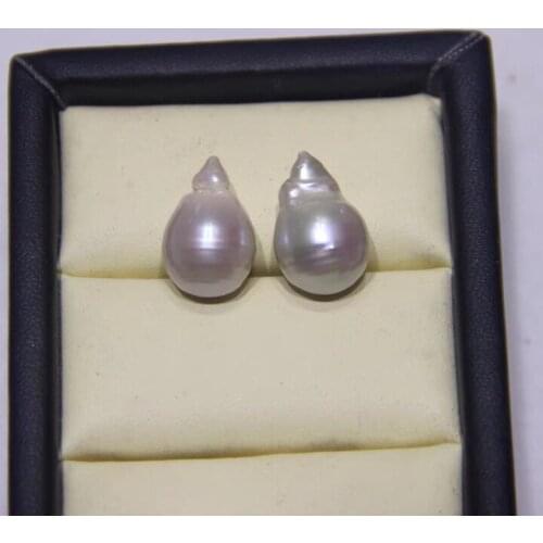 Wholesale 10-12mm White Color Baroque Pearls Real Natural Freshwater Loose Pearls No Hole, 10pcs/lot