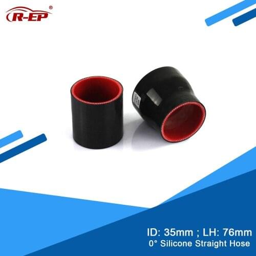 R-EP 0 degree Straight Silicone Hose/Tube 35MM Cold air intake Pipe Supercharger Piping Rubber Joiner Intercooler New Silicone