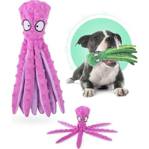 Squeaky Dog Plush Toy Interactive Pet Sound Toys Stuffingless Dog Chew Toy for Puppy Small Medium Dogs