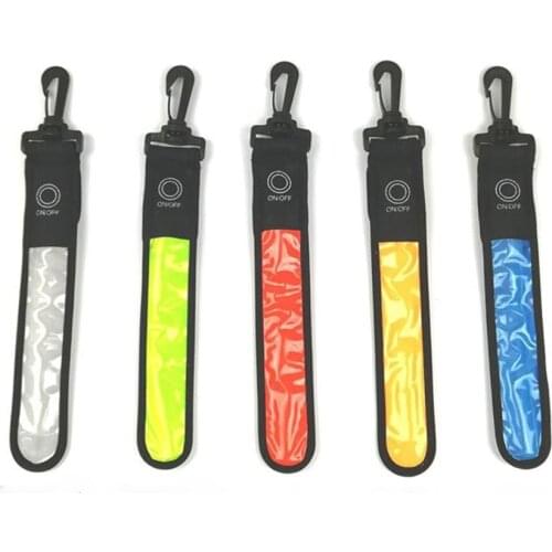 LED Light Reflective Belt Strap Sports Safety Reflective Strap Pendant Outdoor Supplies Reflective Pendant Safety Glow Tape