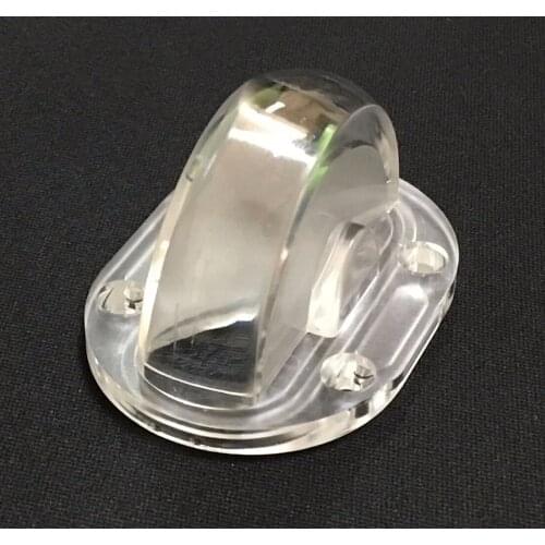 High quality LED Lens 55.1X40X31.12mm with Waterproof ring 5X180 degree Window lamp lens