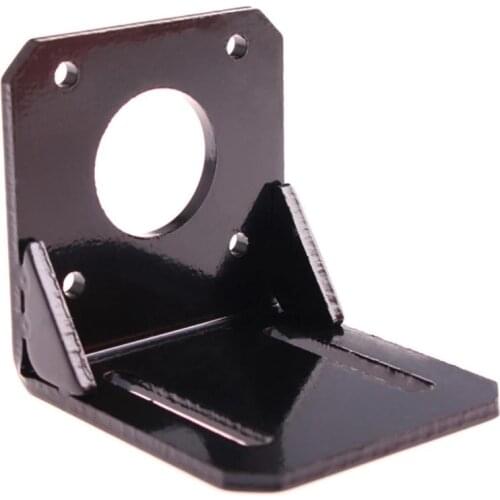 1Pcs Montage L Bracket Gelegeerd Staal Voor Nema 17 42/57 Stepper Motor Beugel Voor CNC 3D Printer