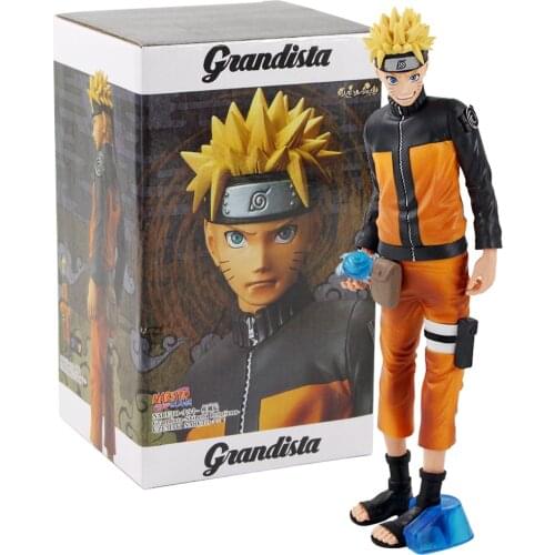 29cm Big Style Naruto Grandista Shinobi Relations Uzumaki Naruto PVC Model Figure Toys Dolls