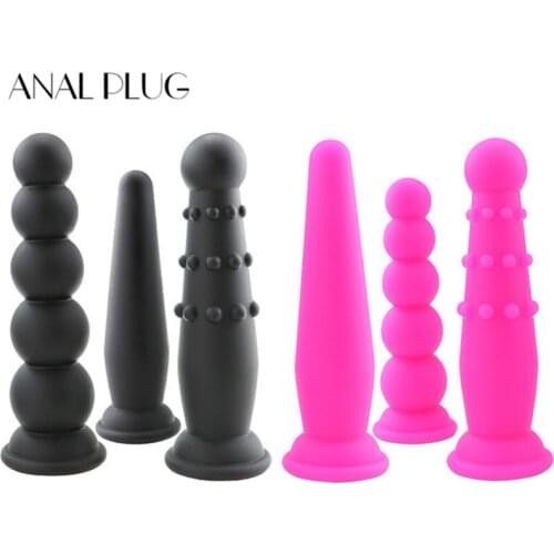 ANAL PLUG Silicone Anal Plug Butt Plug Open Expander Dildo Prostate Massager Anal Dilator Male Masturbator Women Men Couples